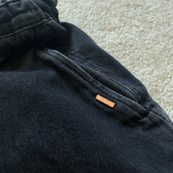 Zara high waisted women’s black baggy jeans pants elastic waist - Picture 7 of 14